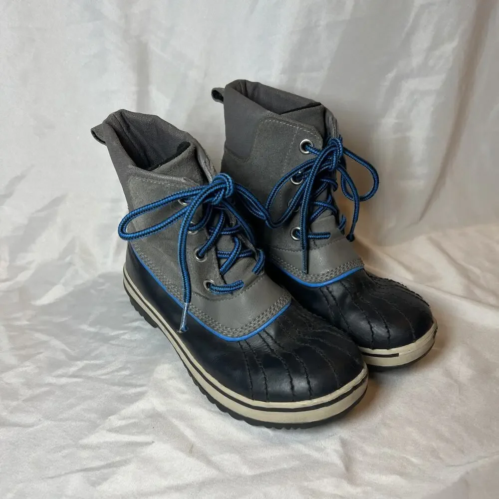 Sorel Youth Lace Gray Winter Boot Kids Size 5